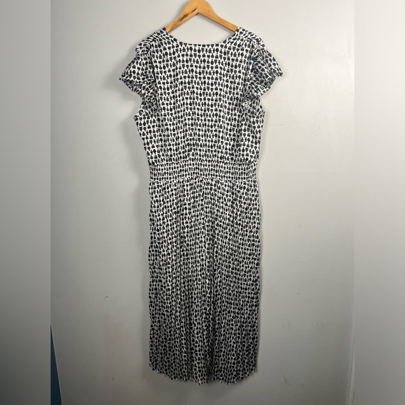 Ryegrass Flutter Sleeve Blouson Dress - Perfume bottle Print - Womens XL - NEW - Picture 8 of 10